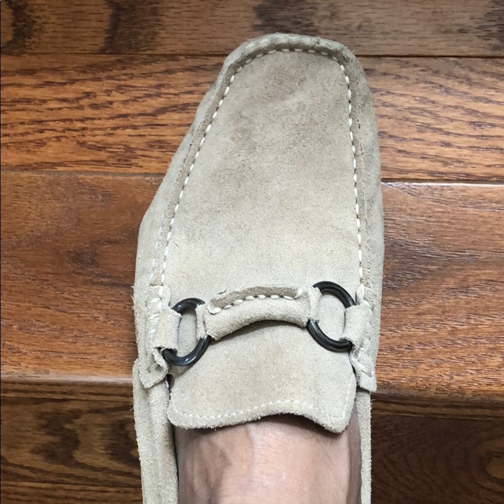 Suede drivers.  Gently worn